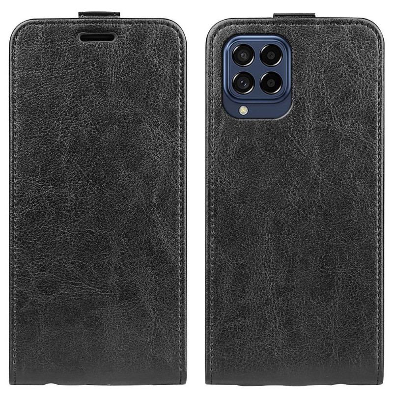 Capa De Couro Para Samsung Galaxy M53 5G Flip Dobrável