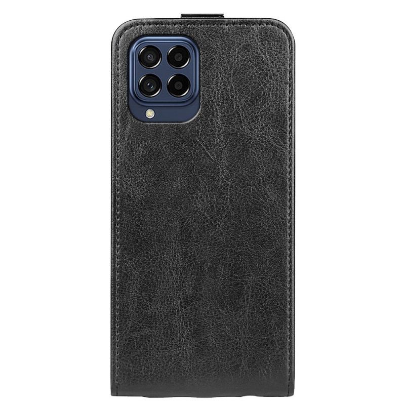 Capa De Couro Para Samsung Galaxy M53 5G Flip Dobrável