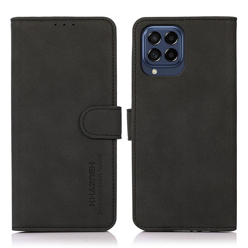 Capa De Couro Para Samsung Galaxy M53 5G Imitação De Couro Khazneh