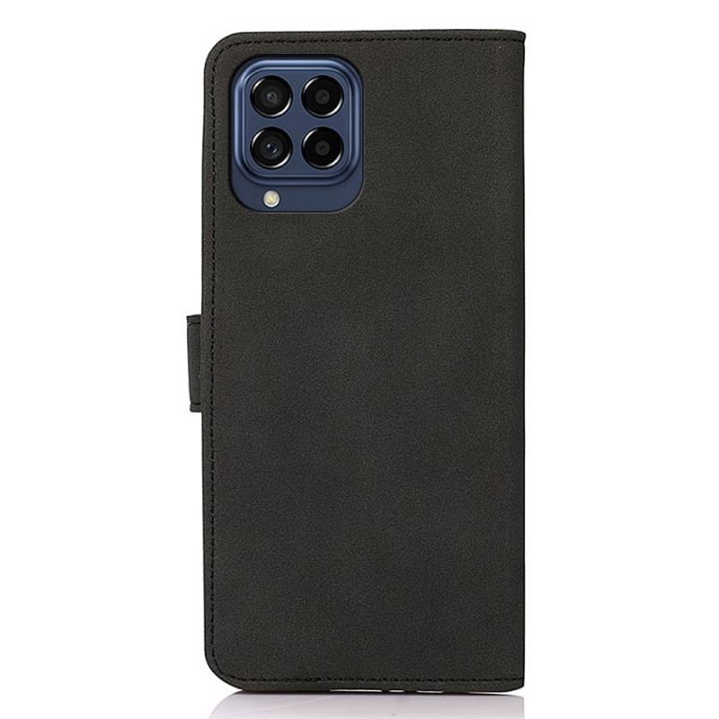 Capa De Couro Para Samsung Galaxy M53 5G Imitação De Couro Khazneh