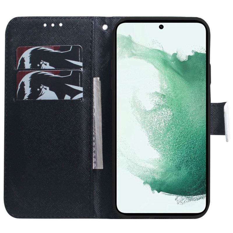 Capa De Couro Para Samsung Galaxy M53 5G Panda