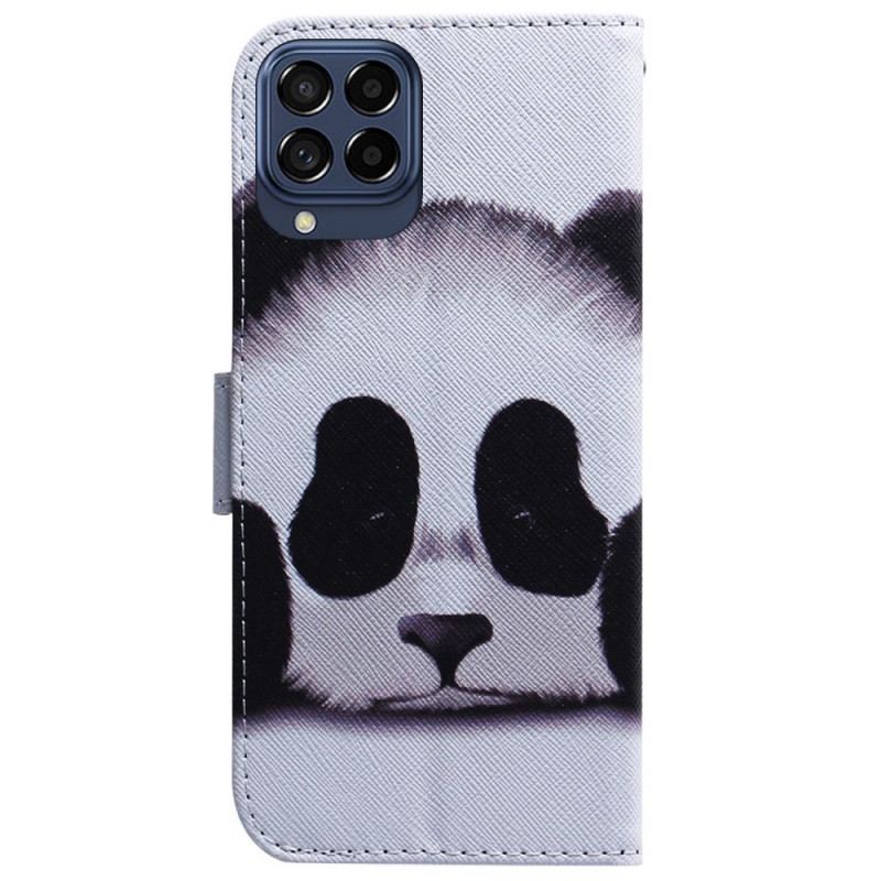 Capa De Couro Para Samsung Galaxy M53 5G Panda