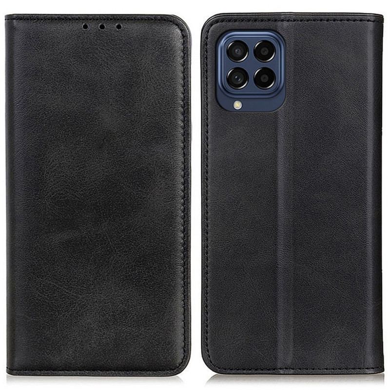 Capa De Couro Para Samsung Galaxy M53 5G Couro Rachado