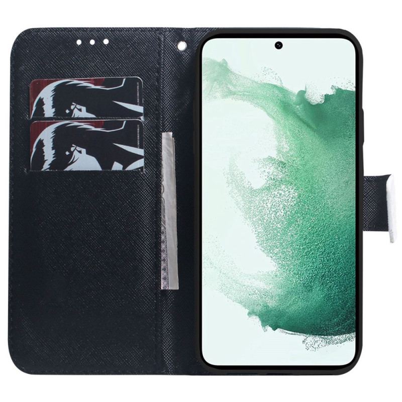 Capa De Couro Para Samsung Galaxy M53 5G Sonho De Cachorrinho