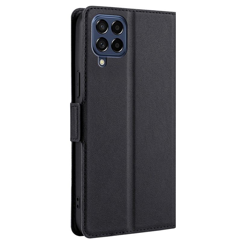 Capa De Couro Para Samsung Galaxy M53 5G Ultrafino