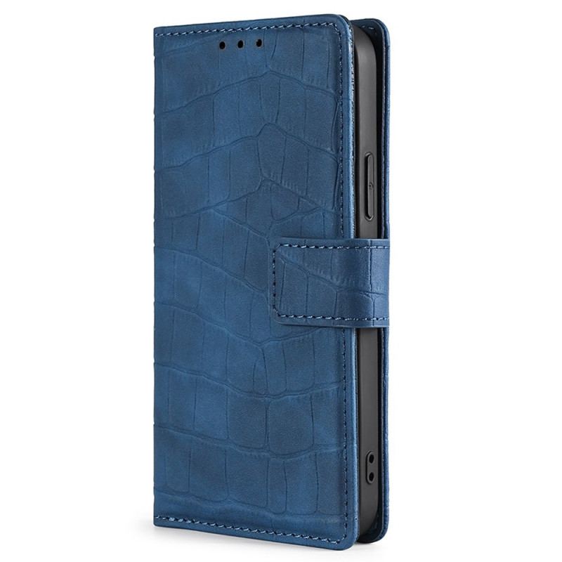 Capa Em Pele Para Samsung Galaxy M53 5G Estilo De Pele De Crocodilo