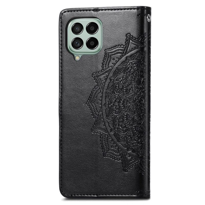 Capa Em Pele Para Samsung Galaxy M53 5G Mandala Vintage