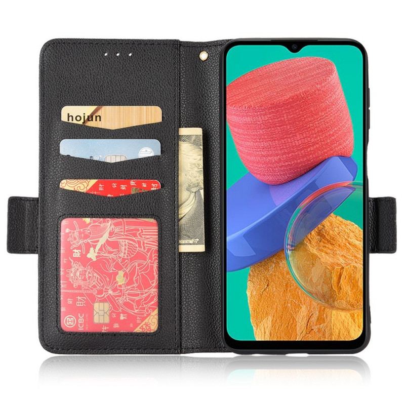 Capa Em Pele Para Samsung Galaxy M53 5G Ultrafino