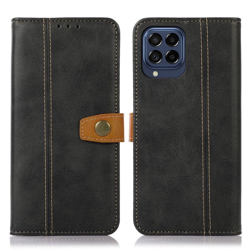 Capa Flip Para Samsung Galaxy M53 5G Alça Vintage