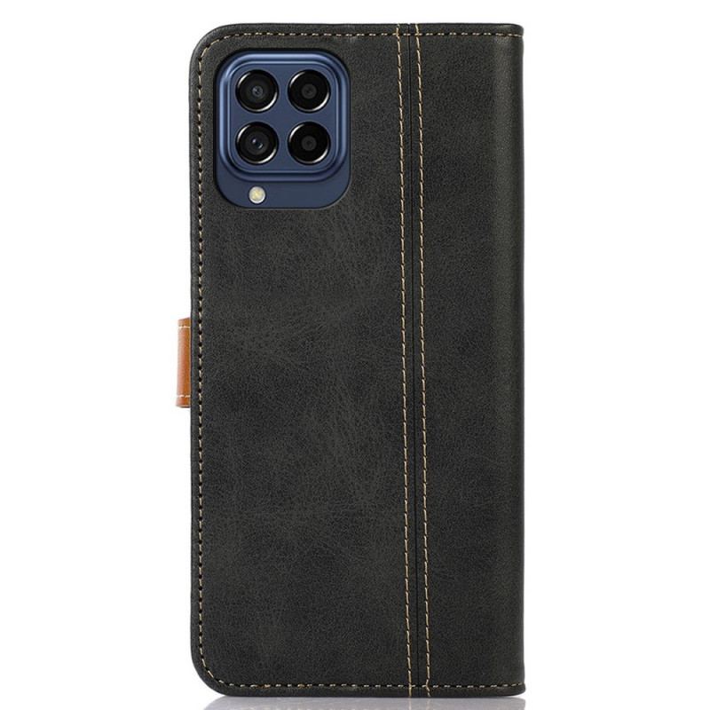 Capa Flip Para Samsung Galaxy M53 5G Alça Vintage