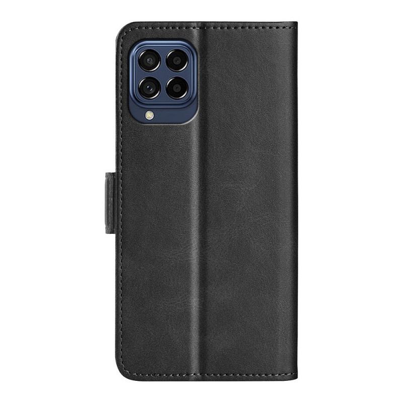 Capa Flip Para Samsung Galaxy M53 5G De Couro Aba Dupla