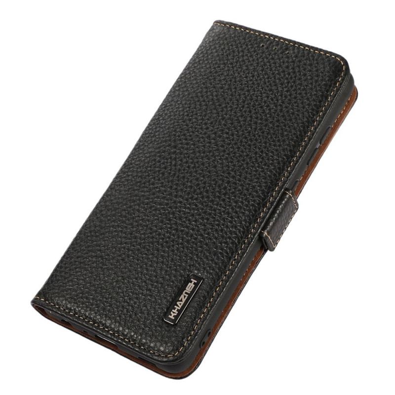 Capa Flip Para Samsung Galaxy M53 5G Couro De Lichia Khazneh Rfid