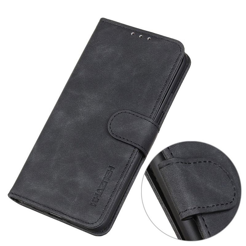 Capa Flip Para Samsung Galaxy M53 5G Efeito Couro Vintage Khazneh