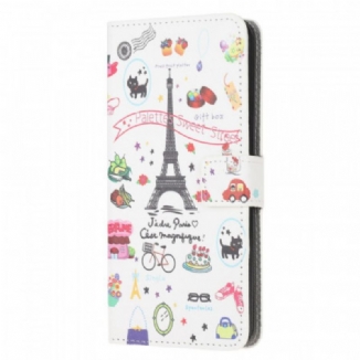 Capa Flip Para Samsung Galaxy M53 5G Eu Gosto De Paris