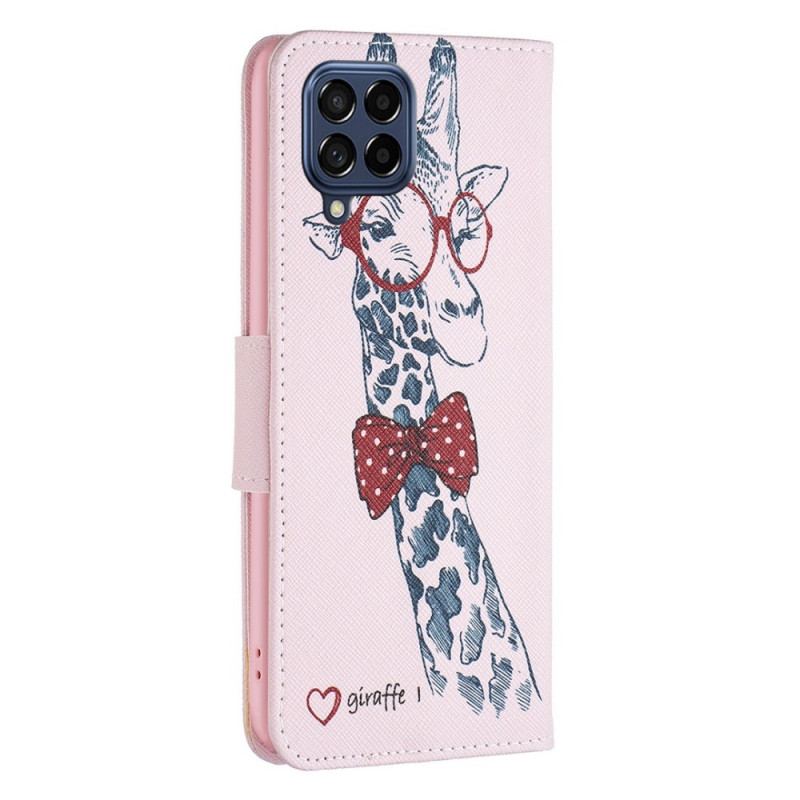 Capa Flip Para Samsung Galaxy M53 5G Girafa Inteligente