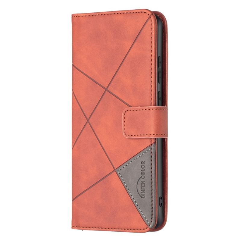 Capa Flip Para Samsung Galaxy M53 5G Triângulos De Cores Binfen