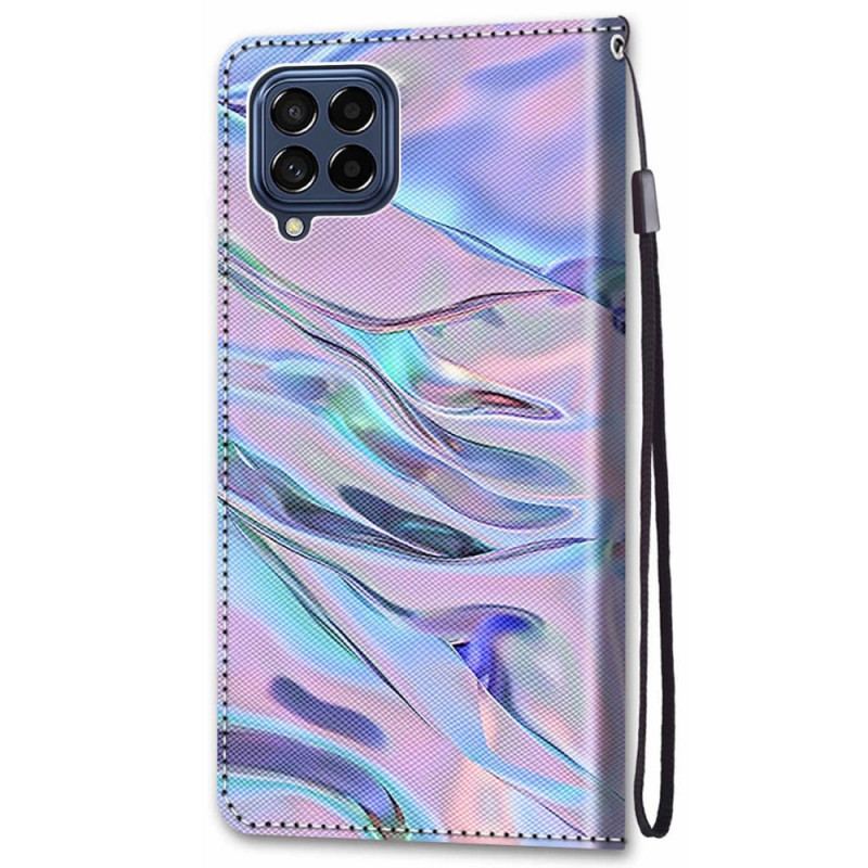 Capa Folio Para Samsung Galaxy M53 5G Como Tinta