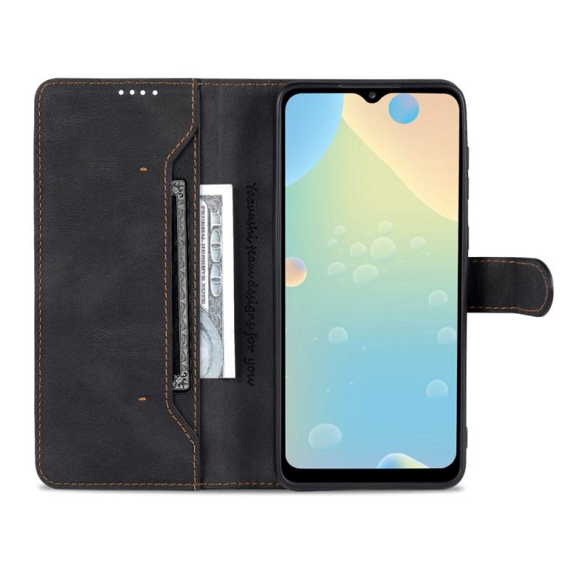 Capa Folio Para Samsung Galaxy M53 5G Costura Azns