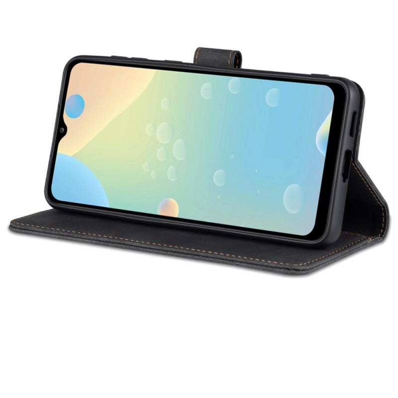 Capa Folio Para Samsung Galaxy M53 5G Costura Azns