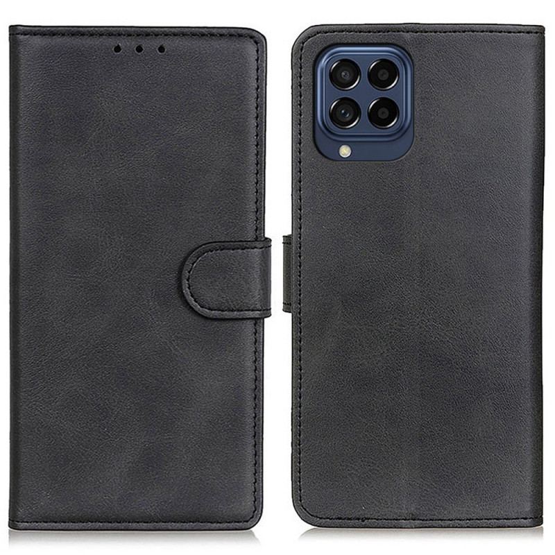 Capa Folio Para Samsung Galaxy M53 5G Couro Sintético Fosco