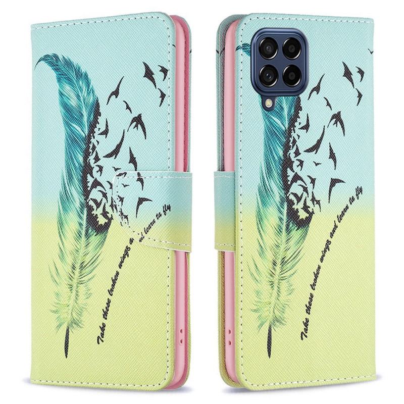 Capa Folio Para Samsung Galaxy M53 5G Pena