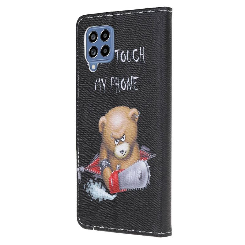 Capa Folio Para Samsung Galaxy M53 5G Urso Perigoso