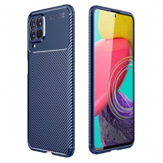 Capa Para Samsung Galaxy M53 5G Fibra De Carbono Flexível