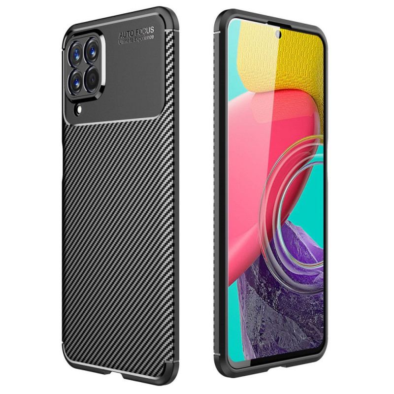 Capa Para Samsung Galaxy M53 5G Fibra De Carbono Flexível