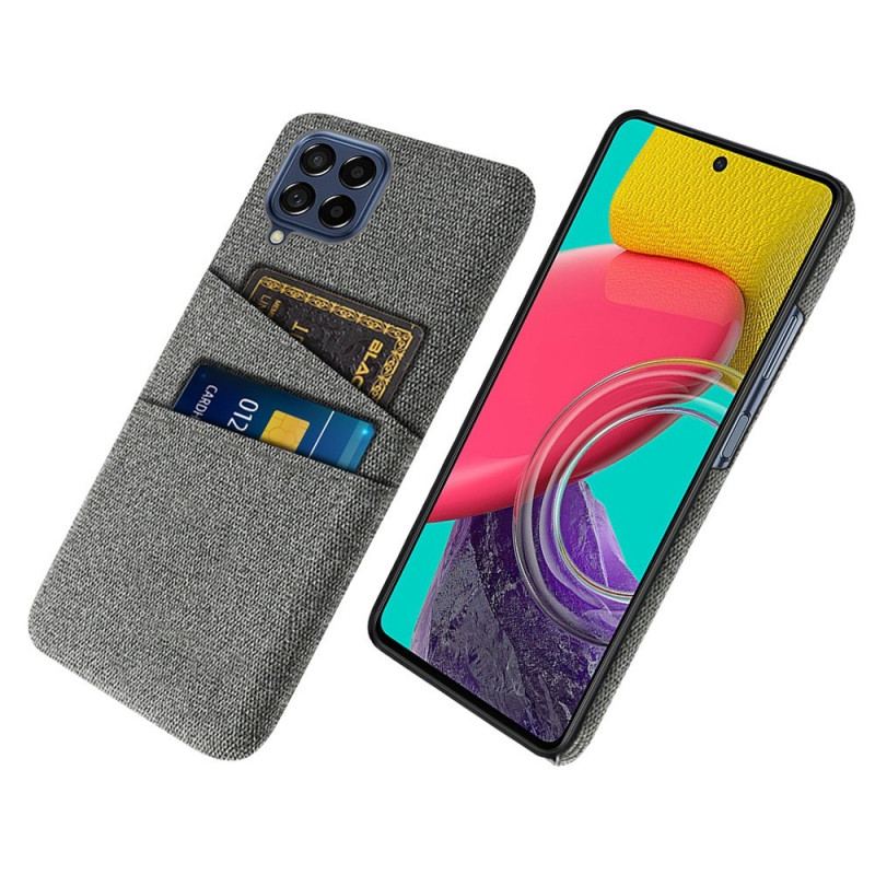 Capa Para Samsung Galaxy M53 5G Titular De Cartão De Tecido