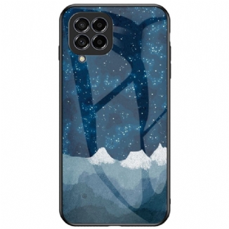 Capa Para Samsung Galaxy M53 5G Vidro Temperado Celeste