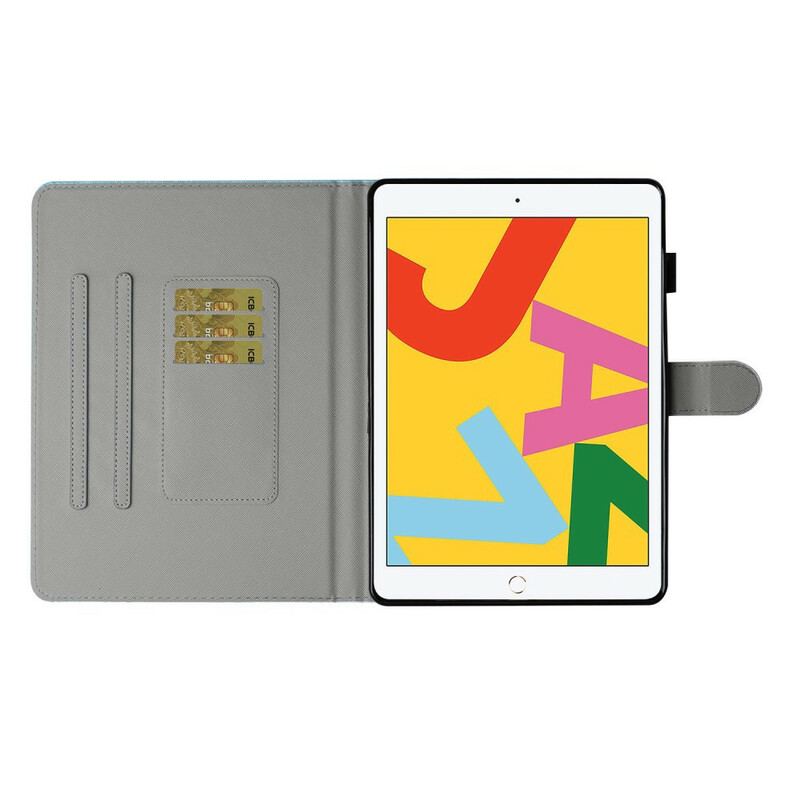 Capa Flip Para iPad 10.2" (2020) (2019) Borboleta Mágica