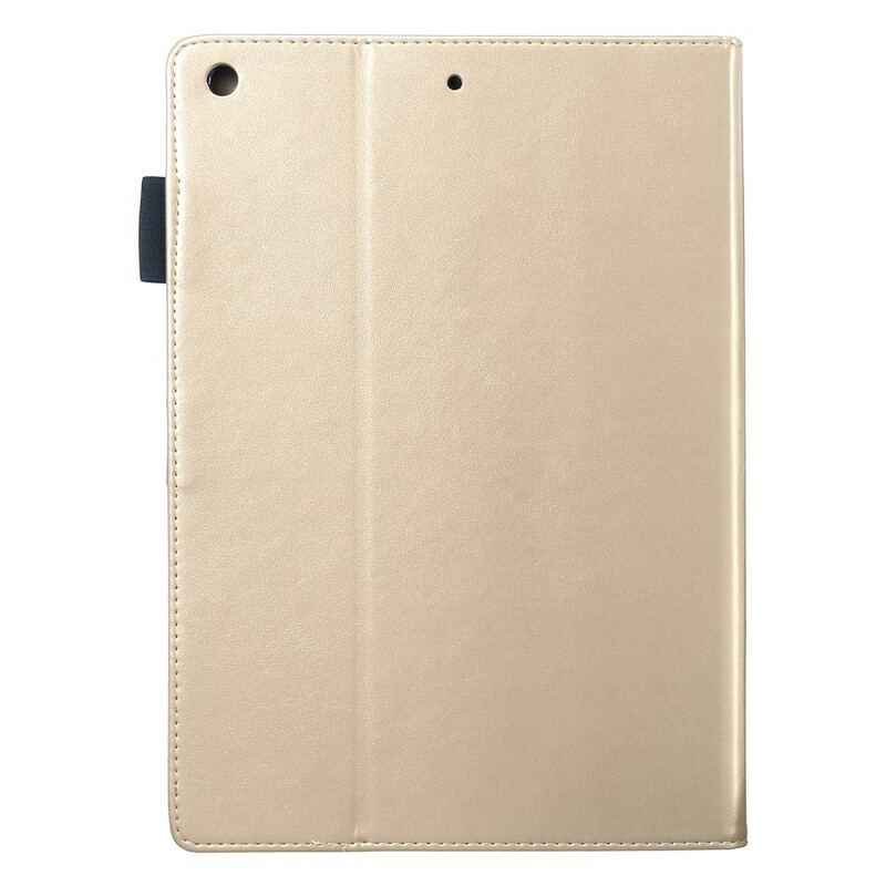 Capa Flip Para iPad 10.2" (2020) (2019) Borboletas Diamante Efeito Couro