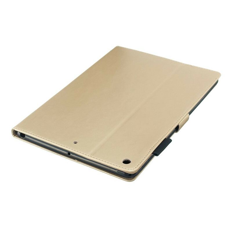 Capa Flip Para iPad 10.2" (2020) (2019) Borboletas Diamante Efeito Couro