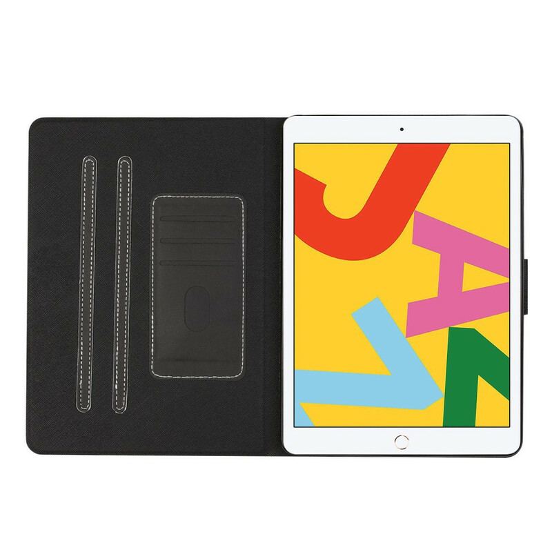 Capa Flip Para iPad 10.2" (2020) (2019) Couro Falso Clássico