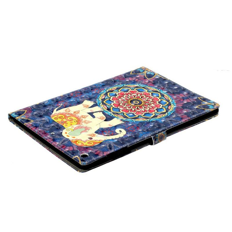 Capa Flip Para iPad 10.2" (2020) (2019) Elefantes Indianos