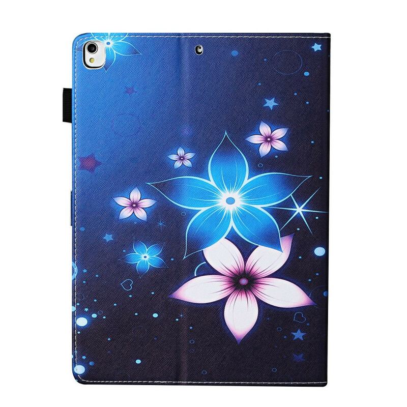 Capa Flip Para iPad 10.2" (2020) (2019) Floral