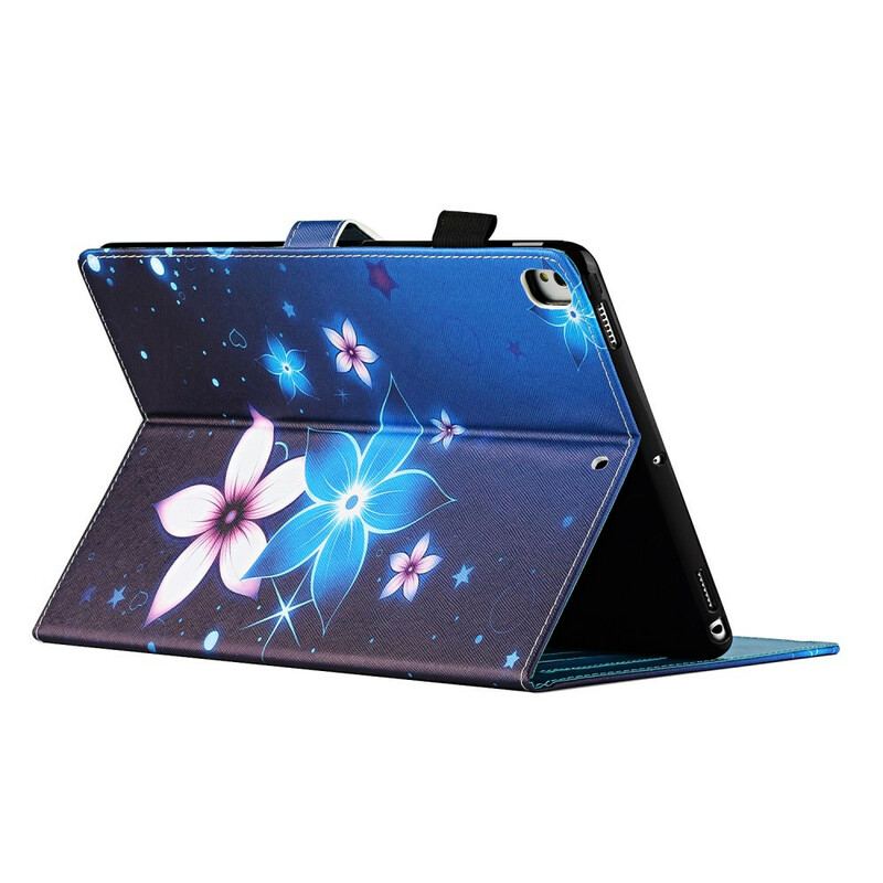 Capa Flip Para iPad 10.2" (2020) (2019) Floral