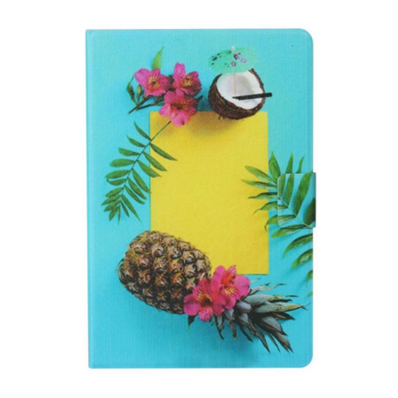 Capa Flip Para iPad 10.2" (2020) (2019) Frutas Exóticas