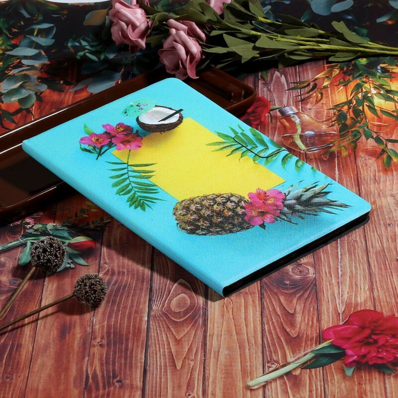 Capa Flip Para iPad 10.2" (2020) (2019) Frutas Exóticas