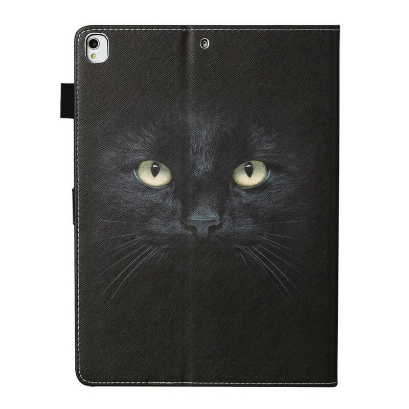 Capa Flip Para iPad 10.2" (2020) (2019) Gato Preto