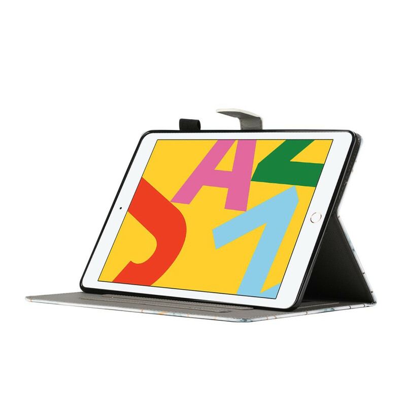 Capa Flip Para iPad 10.2" (2020) (2019) Gato Preto