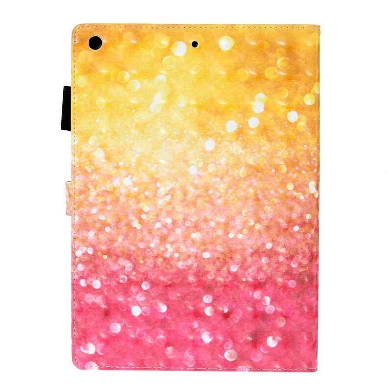 Capa Flip Para iPad 10.2" (2020) (2019) Gradiente Glitter