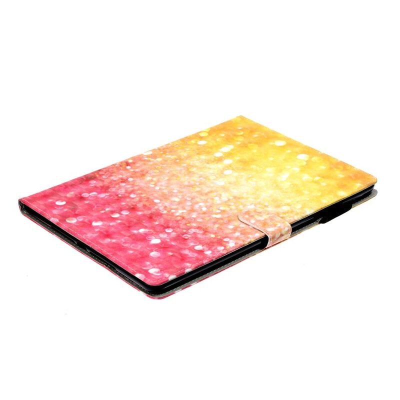 Capa Flip Para iPad 10.2" (2020) (2019) Gradiente Glitter