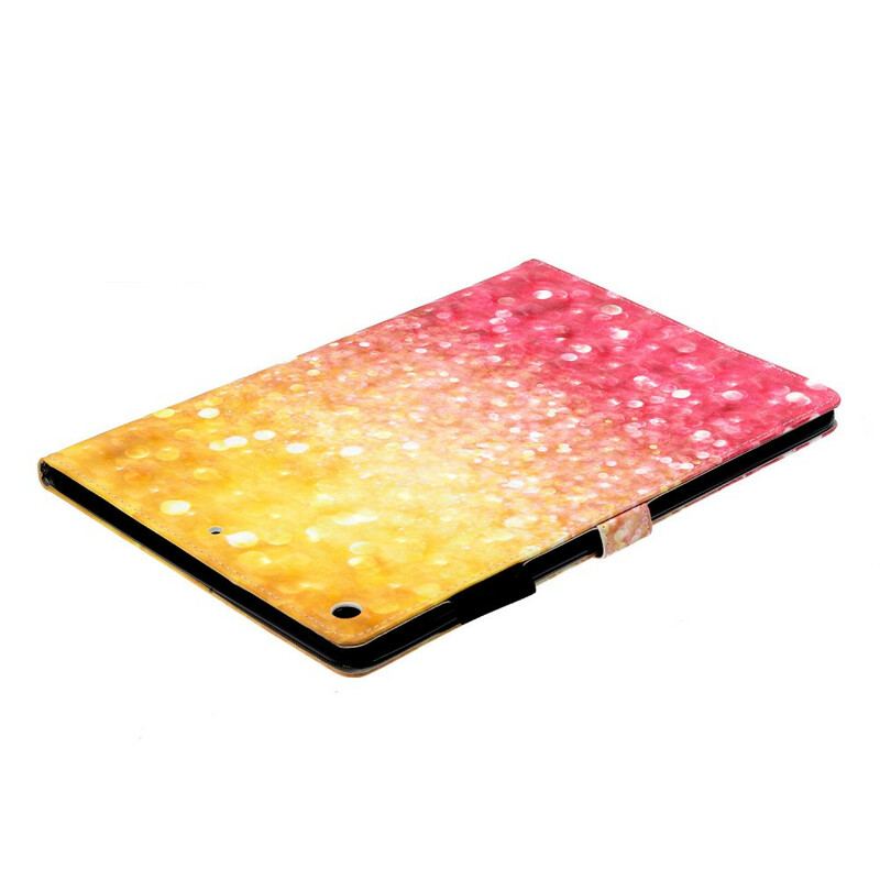 Capa Flip Para iPad 10.2" (2020) (2019) Gradiente Glitter