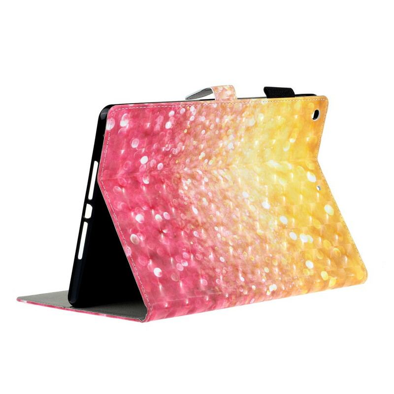 Capa Flip Para iPad 10.2" (2020) (2019) Gradiente Glitter