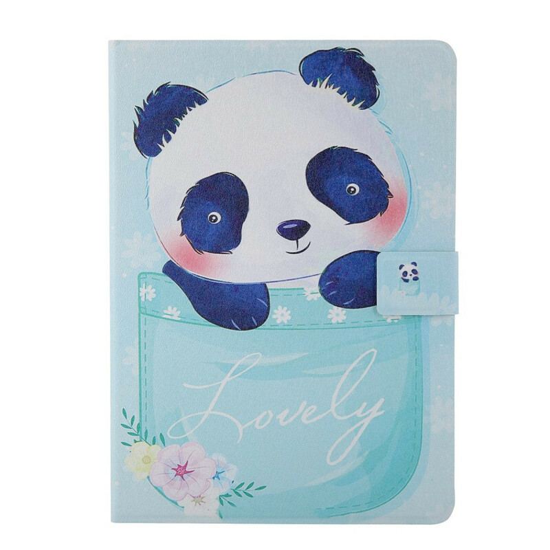 Capa Flip Para iPad 10.2" (2020) (2019) Panda