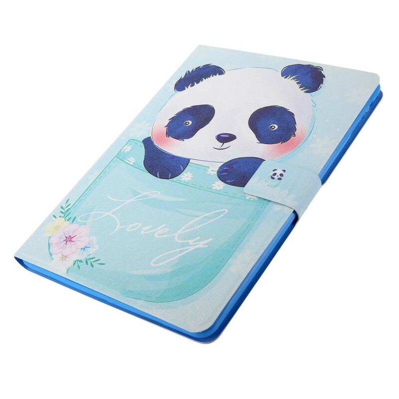 Capa Flip Para iPad 10.2" (2020) (2019) Panda