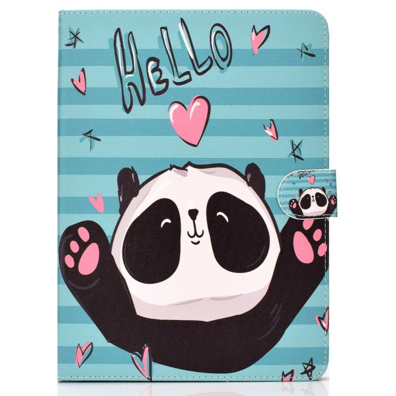 Capa Flip Para iPad 10.2" (2020) (2019) Panda