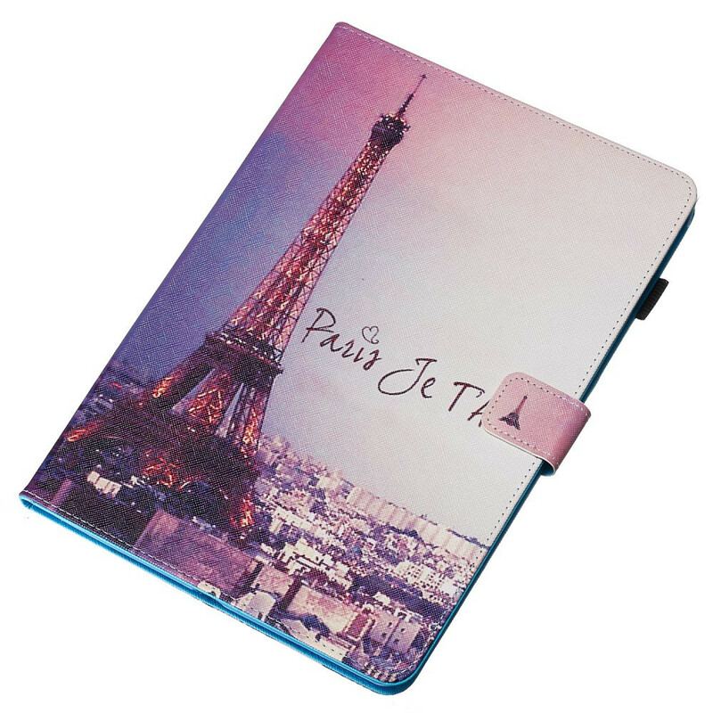 Capa Flip Para iPad 10.2" (2020) (2019) Paris Eu Te Amo