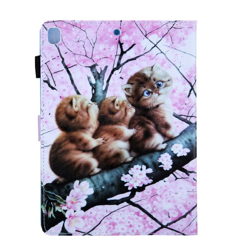 Capa Flip Para iPad 10.2" (2020) (2019) Só Gatos